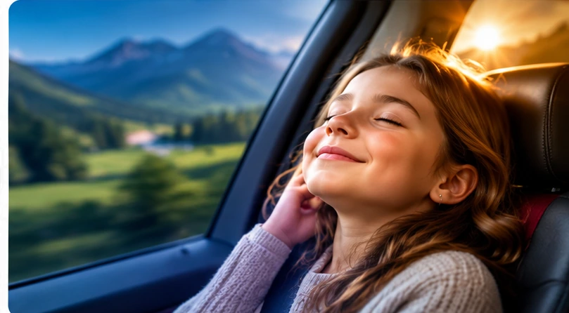 Automobil na silnici — profil Comfort